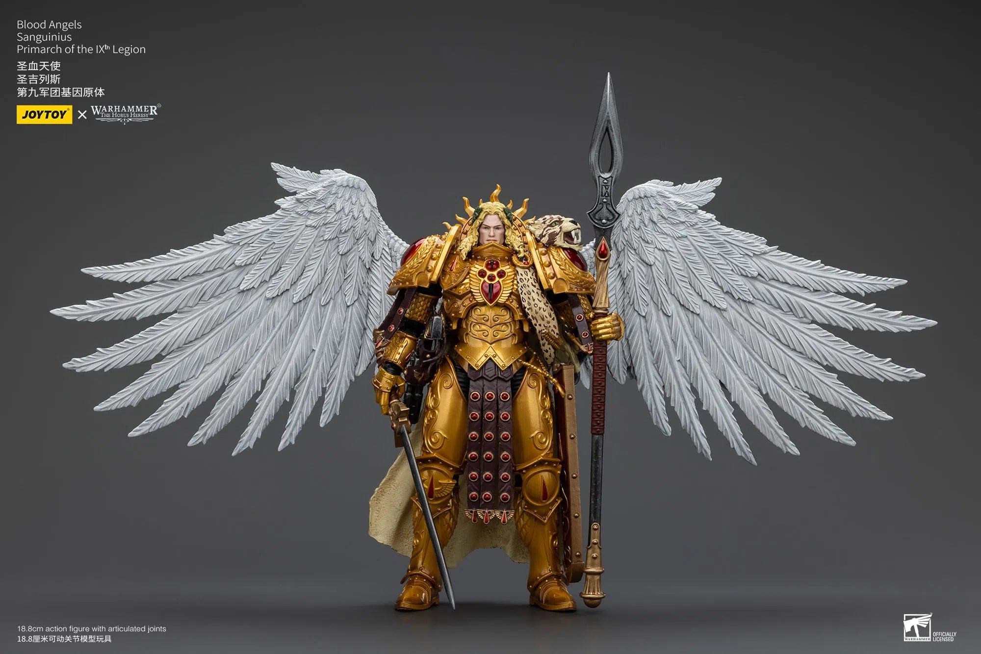 Warhammer The Horus Heresy: Blood Angels:Sanguinius Primarch of the IXth Legion: Action Figure: Joy Toy Joy Toy