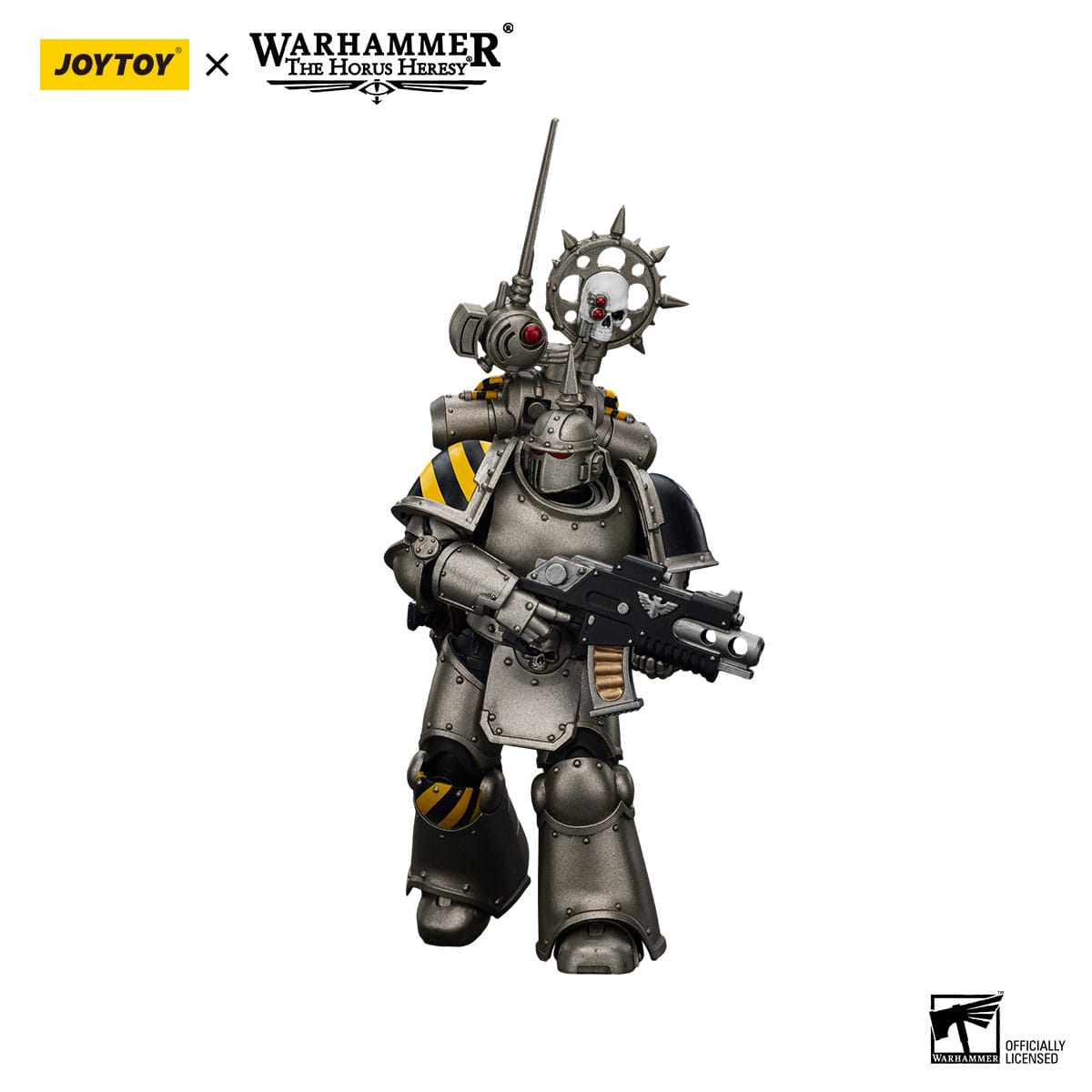 Warhammer: The Horus Heresy: Iron Warriors: MKII Tactical Legionary with Nuncio-vox - Joy Toy Action Figures