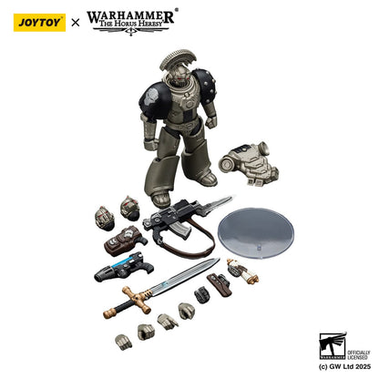 Warhammer: The Horus Heresy: Iron Warriors: MKVI Tactical Sergeant with Power Sword and Plasma Pistol - Joy Toy Action Figures