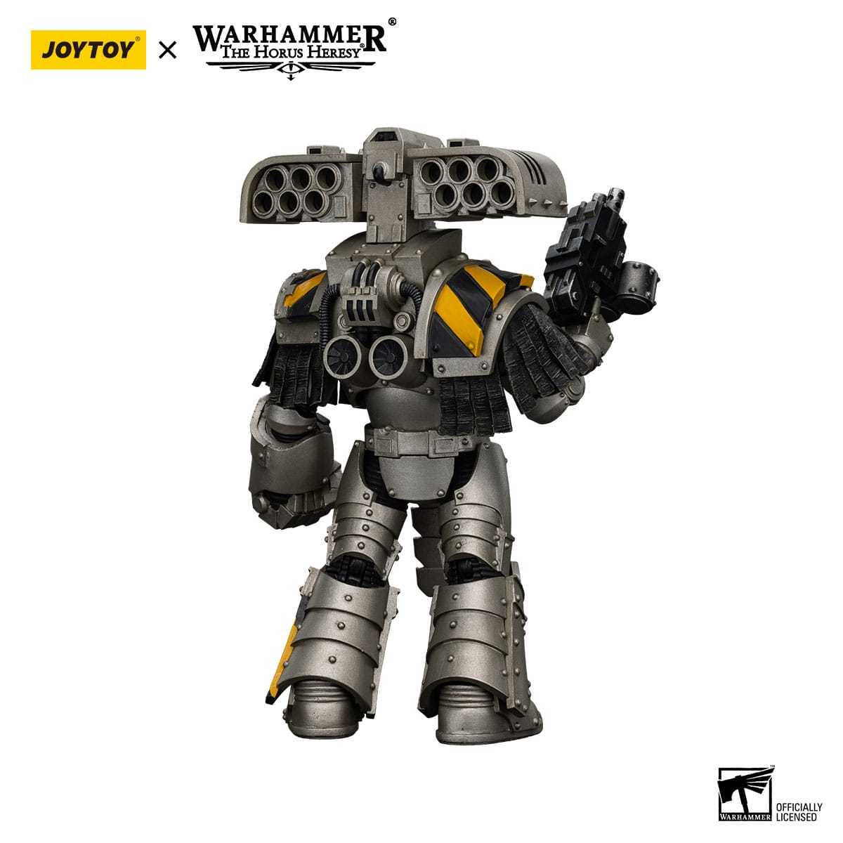 Warhammer: The Horus Heresy: Iron Warriors: Tyrant Siege Master Terminator with Rocket Launcher - Joy Toy Action Figures
