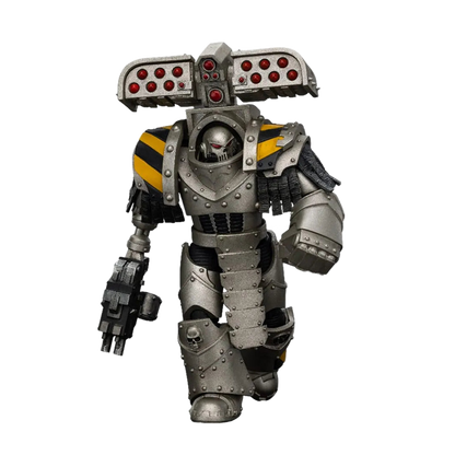 Warhammer: The Horus Heresy: Iron Warriors: Tyrant Siege Master Terminator with Rocket Launcher - Joy Toy Action Figures