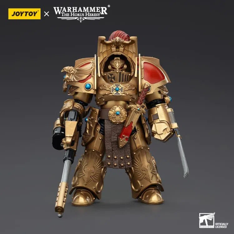 Warhammer: The Horus Heresy: Legio Custodes: Aquilon Terminator Squad: Aquilon With Infernus Firepike: Action Figure: Joy Toy Joy Toy