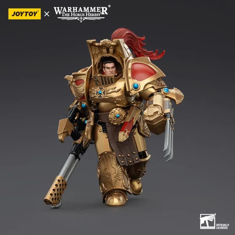 Warhammer: The Horus Heresy: Legio Custodes: Aquilon Terminator Squad: Aquilon With Infernus Firepike: Action Figure: Joy Toy Joy Toy