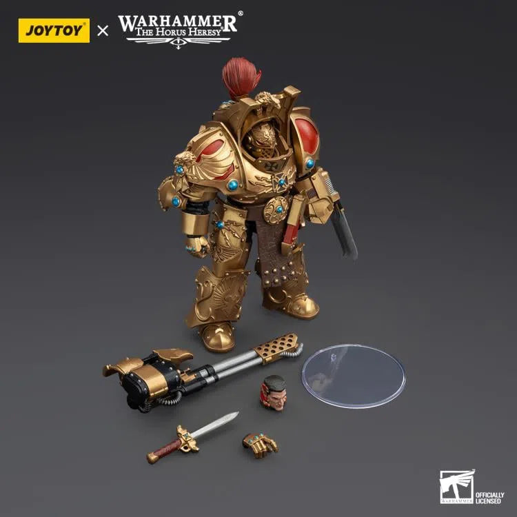 Warhammer: The Horus Heresy: Legio Custodes: Aquilon Terminator Squad: Aquilon With Infernus Firepike: Action Figure: Joy Toy Joy Toy