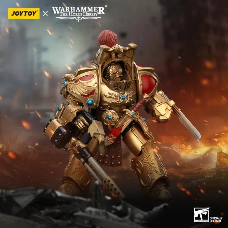 Warhammer: The Horus Heresy: Legio Custodes: Aquilon Terminator Squad: Aquilon With Infernus Firepike: Action Figure: Joy Toy Joy Toy