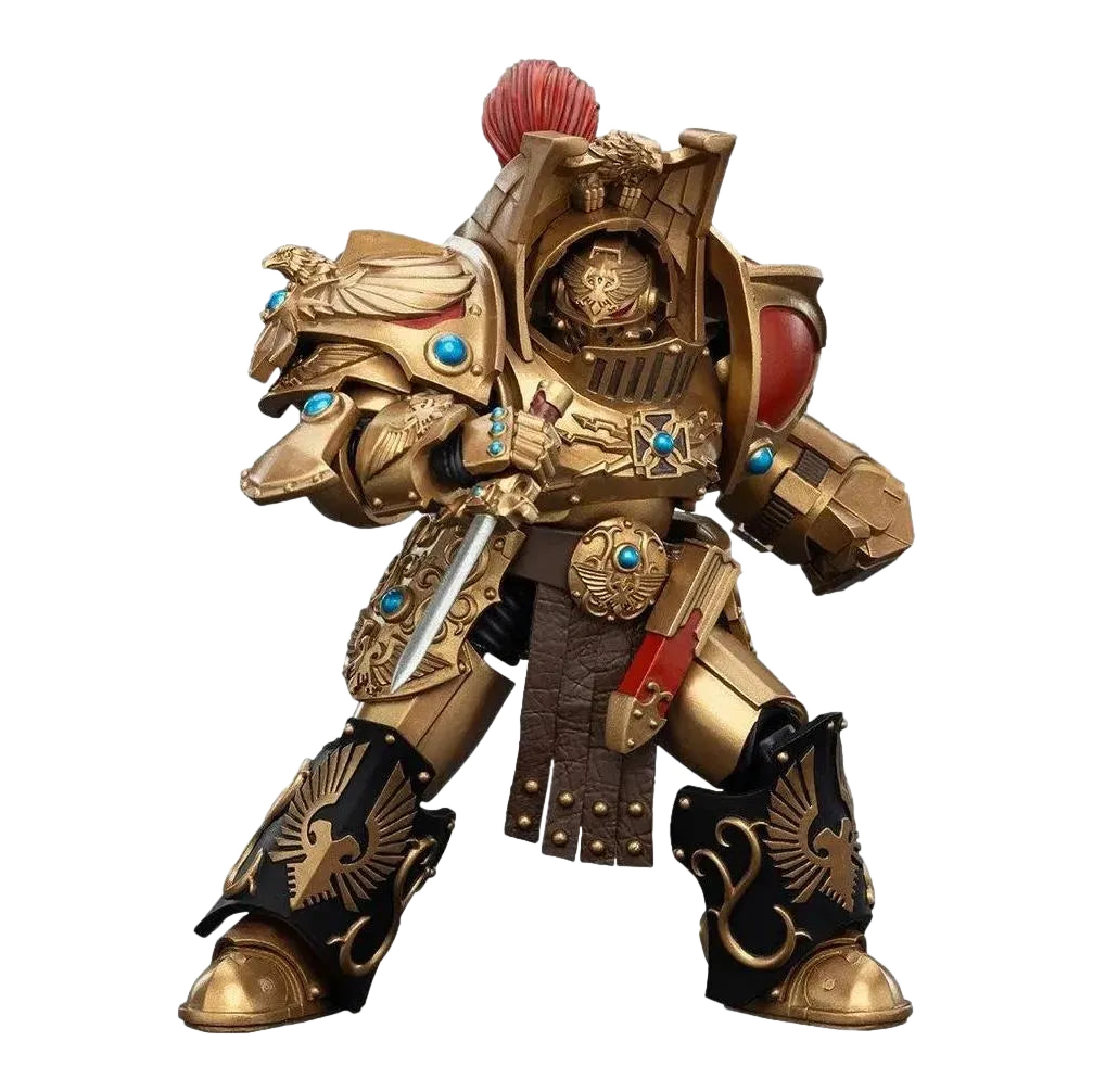 Warhammer: The Horus Heresy: Legio Custodes: Aquilon Terminator Squad: Aquilon With Lastrum Storm Bolter - Joy Toy Action Figures