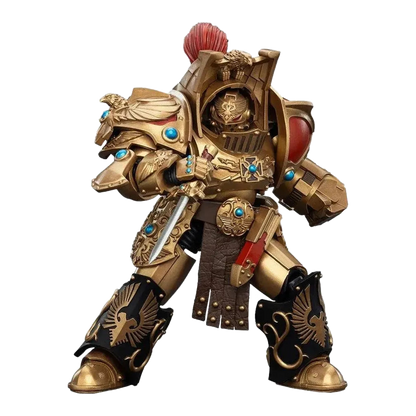 Warhammer: The Horus Heresy: Legio Custodes: Aquilon Terminator Squad: Aquilon With Lastrum Storm Bolter - Joy Toy Action Figures