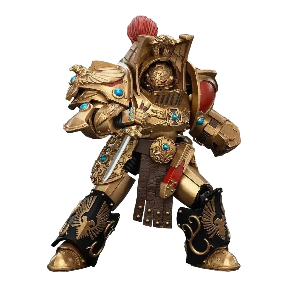 Warhammer: The Horus Heresy: Legio Custodes: Aquilon Terminator Squad: Aquilon With Lastrum Storm Bolter - Joy Toy Action Figures