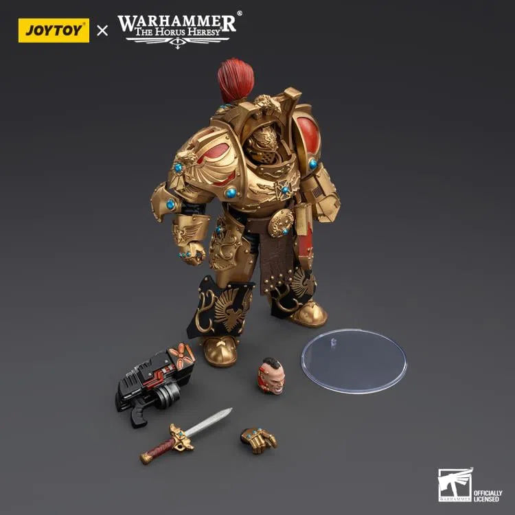 Warhammer: The Horus Heresy: Legio Custodes: Aquilon Terminator Squad: Aquilon With Twin-Linked Adrathic Destructor: Action Figure: Joy Toy Joy Toy