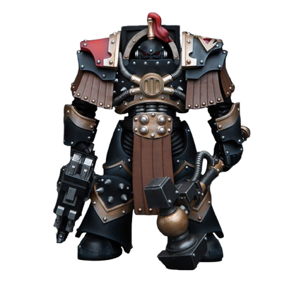 Warhammer: The Horus Heresy: Sons of Horus: Justaerin Terminator Squad Justaerin with Thunder Hammer: Action Figure - Joy Toy Action Figures