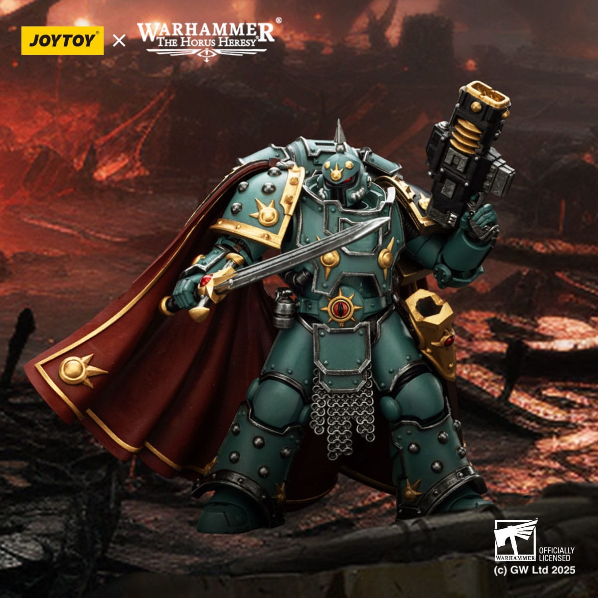 Warhammer: The Horus Heresy: Sons of Horus: Legion Champion: Action Figure - Joy Toy Action Figure