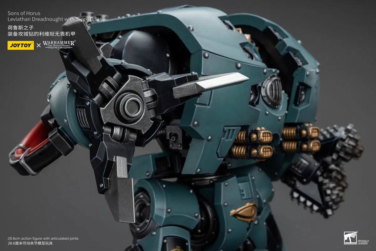 Warhammer The Horus Heresy: Sons of Horus Leviathan Dreadnought with Siege Drills : Joy Toy Joy Toy