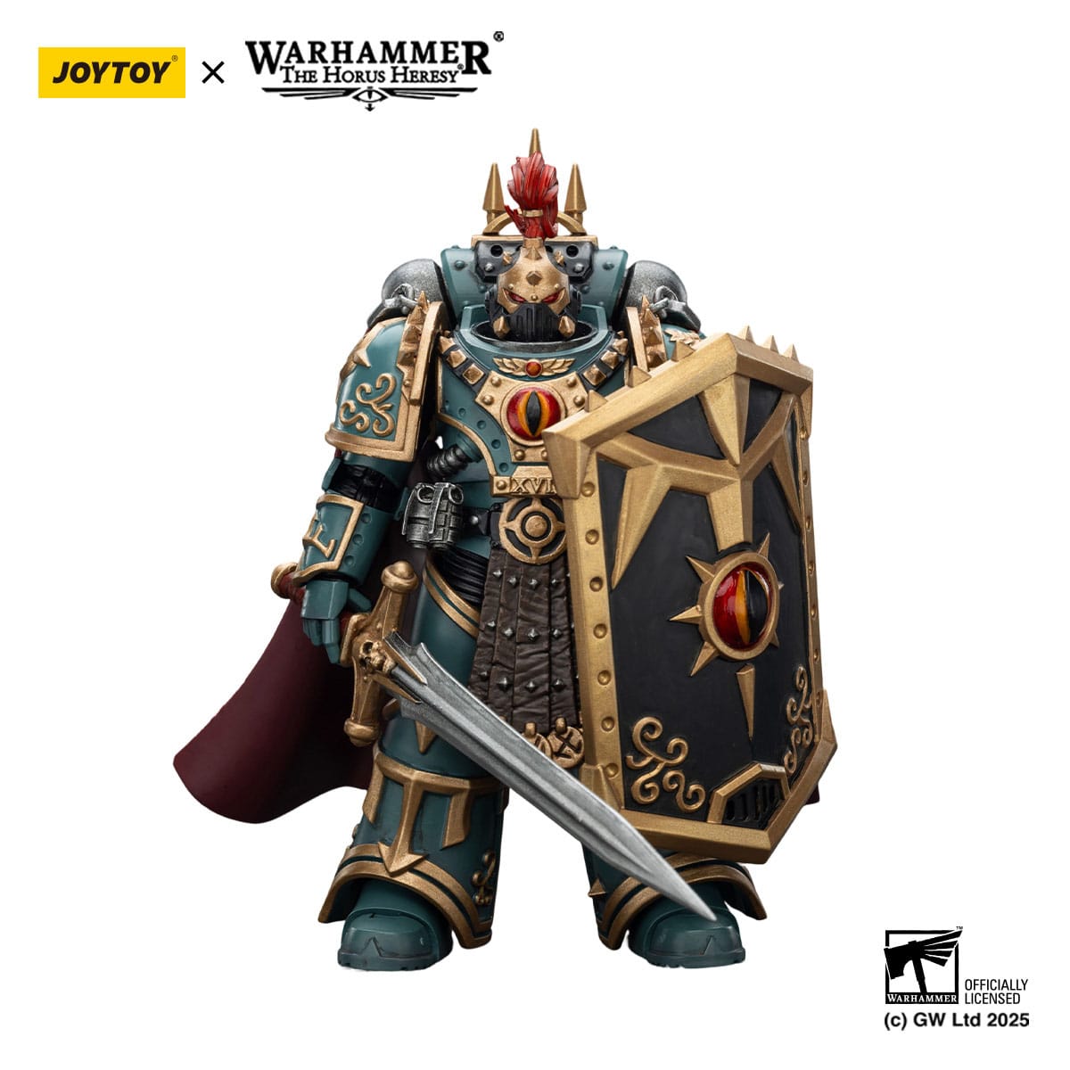 Warhammer: The Horus Heresy: Sons of Horus: 'Little’ Horus Aximand: Captain of the 5th Company - Joy Toy Action Figures