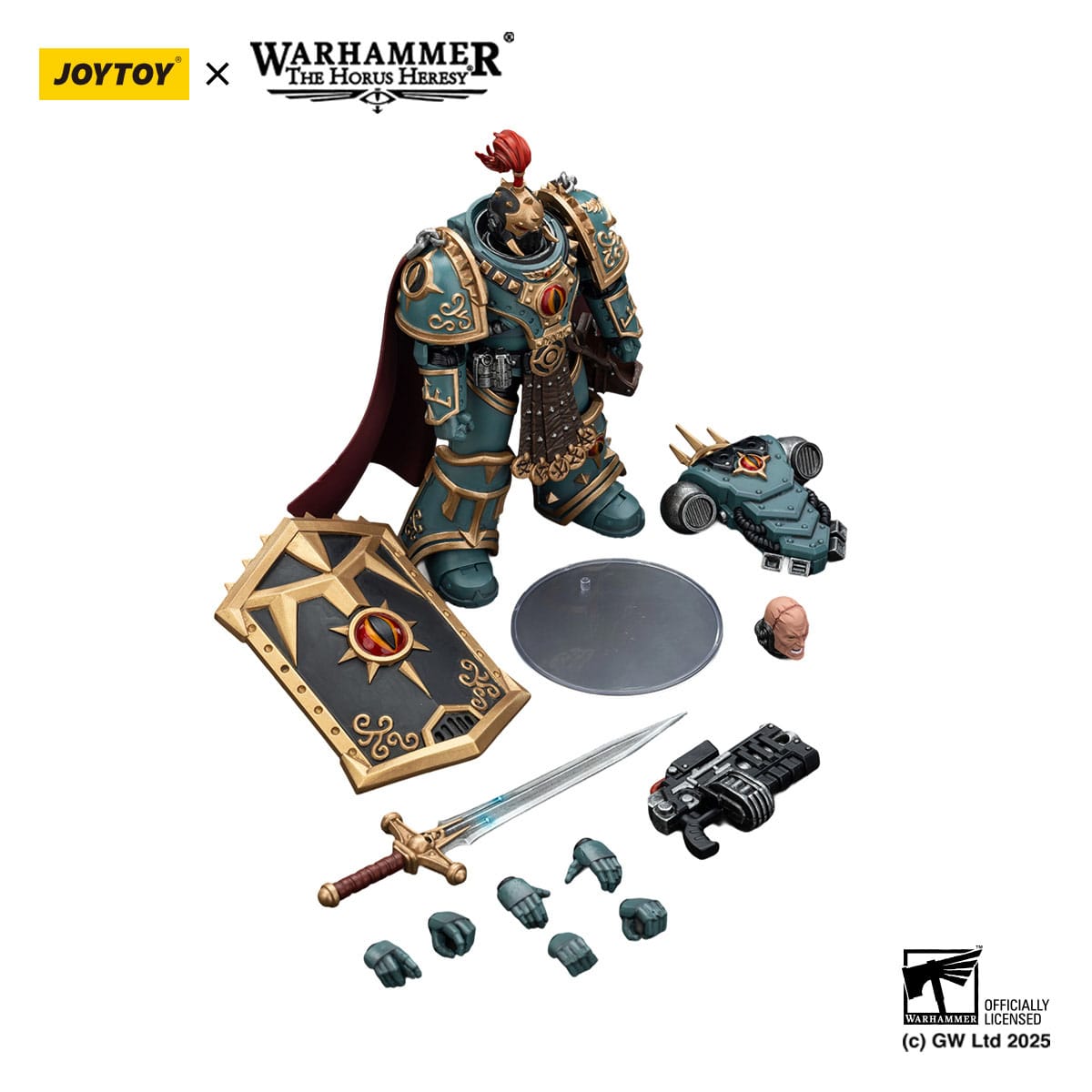 Warhammer: The Horus Heresy: Sons of Horus: 'Little’ Horus Aximand: Captain of the 5th Company - Joy Toy Action Figures