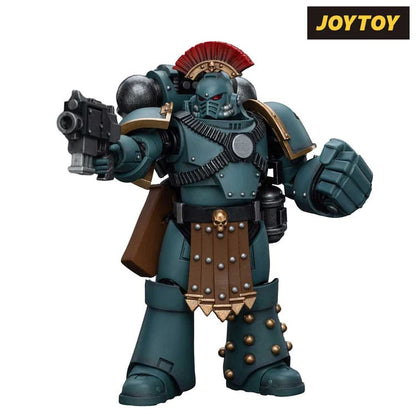 Warhammer: The Horus Heresy: Sons of Horus: MKIV Tactical Squad Sergeant with Power Fist: Action Figure - Joy Toy Action Figure