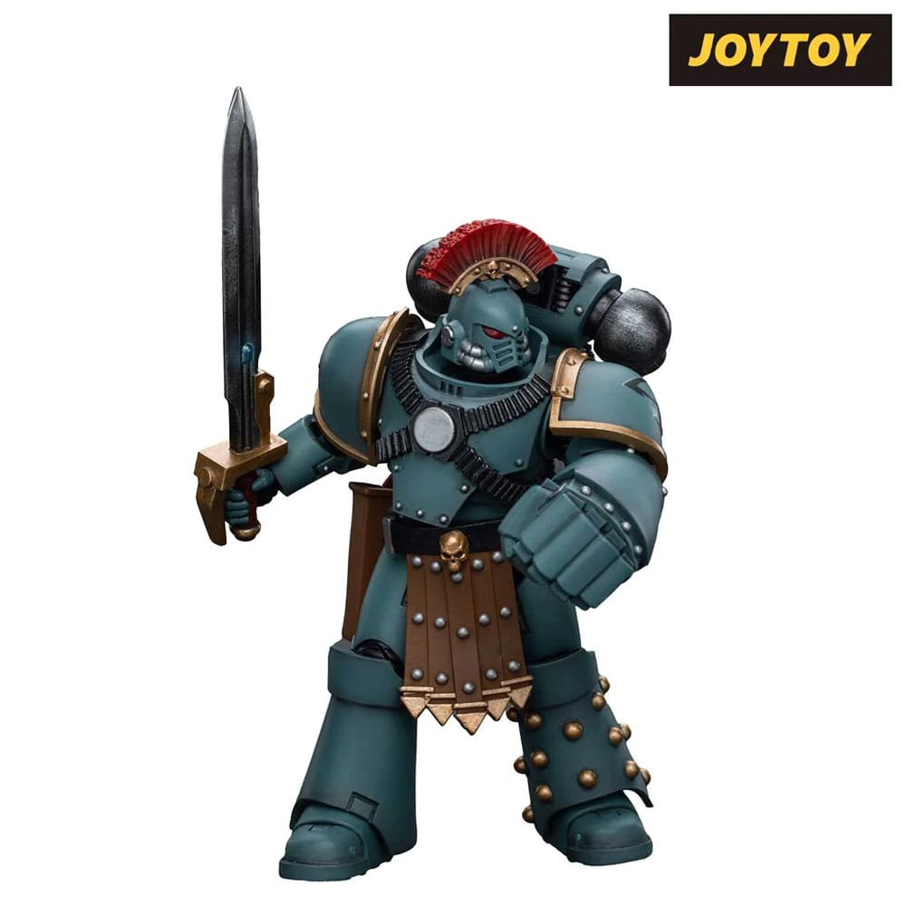 Warhammer: The Horus Heresy: Sons of Horus: MKIV Tactical Squad Sergeant with Power Fist: Action Figure - Joy Toy Action Figure