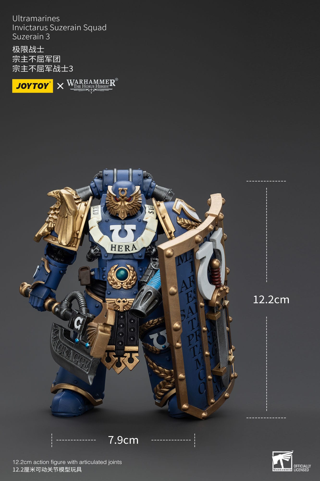 Warhammer The Horus Heresy: Ultramarines: Invictarus Suzerain Squad: Suzerain 3: Action Figure: Joy Toy Joy Toy