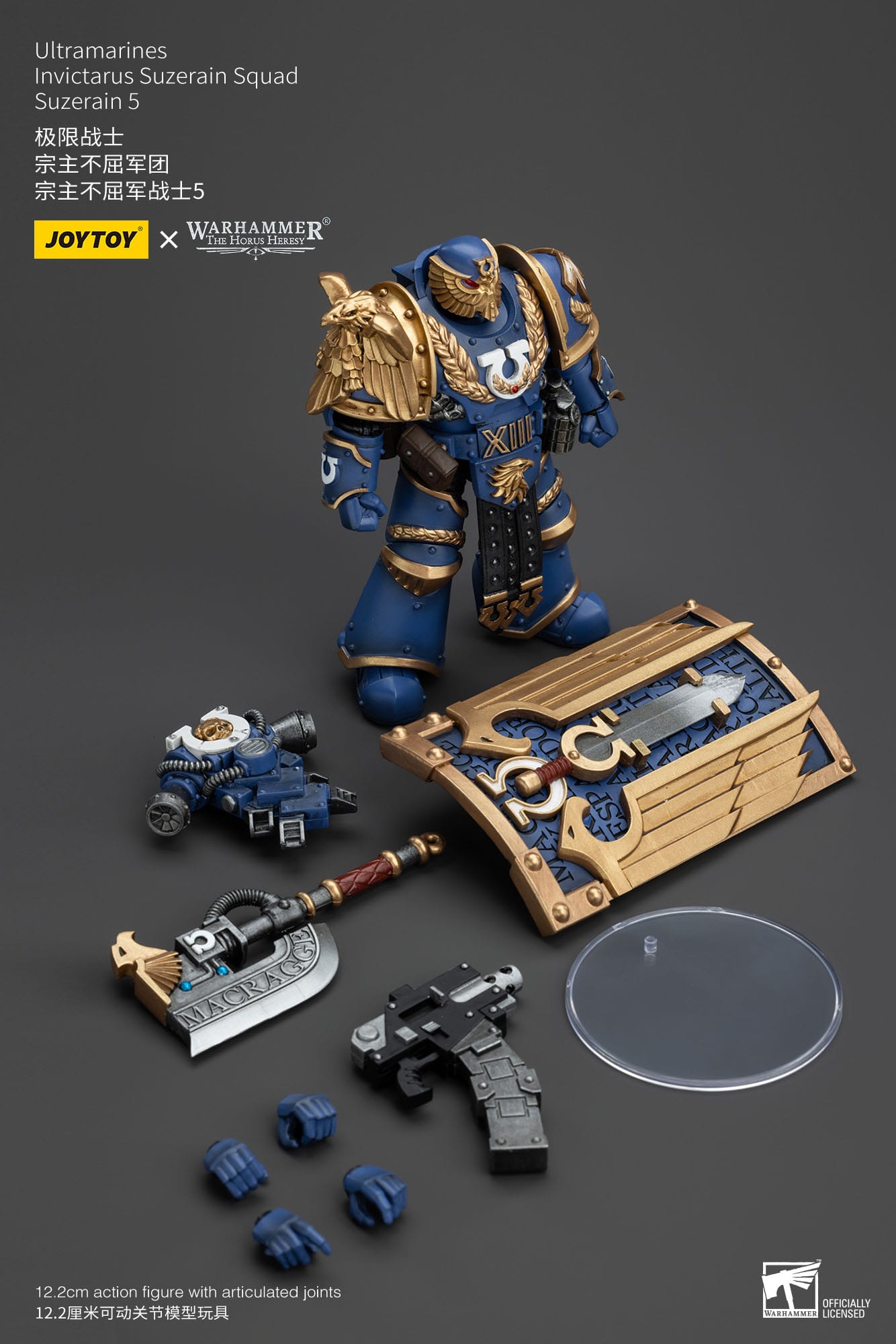 Warhammer The Horus Heresy: Ultramarines: Invictarus Suzerain Squad: Suzerain 5: Action Figure: Joy Toy Joy Toy