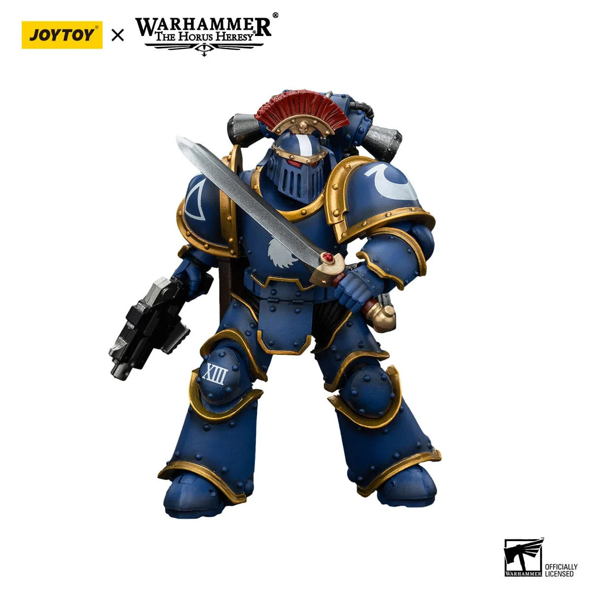 Warhammer The Horus Heresy: Ultramarines Legion MKIII Tactical Squad Sergeant with Power Sword: Joy Toy Joy Toy