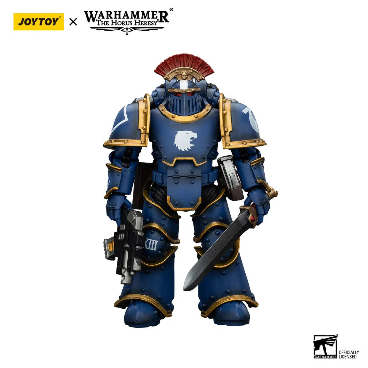 Warhammer The Horus Heresy: Ultramarines Legion MKIII Tactical Squad Sergeant with Power Sword: Joy Toy Joy Toy