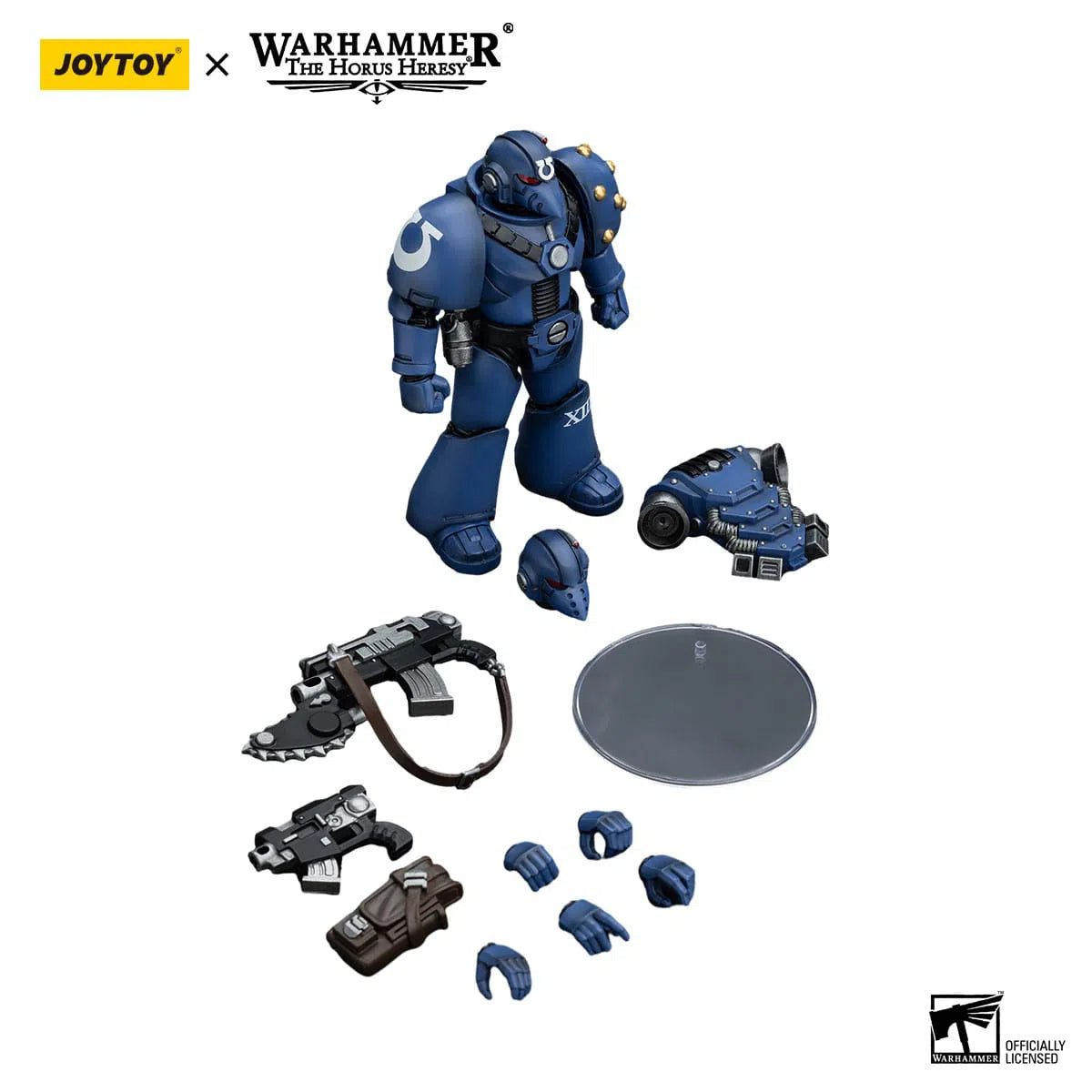 Warhammer The Horus Heresy: Ultramarines MK VI Tactical Squad Legionary with Bolter & Chainblade: Joy Toy Joy Toy