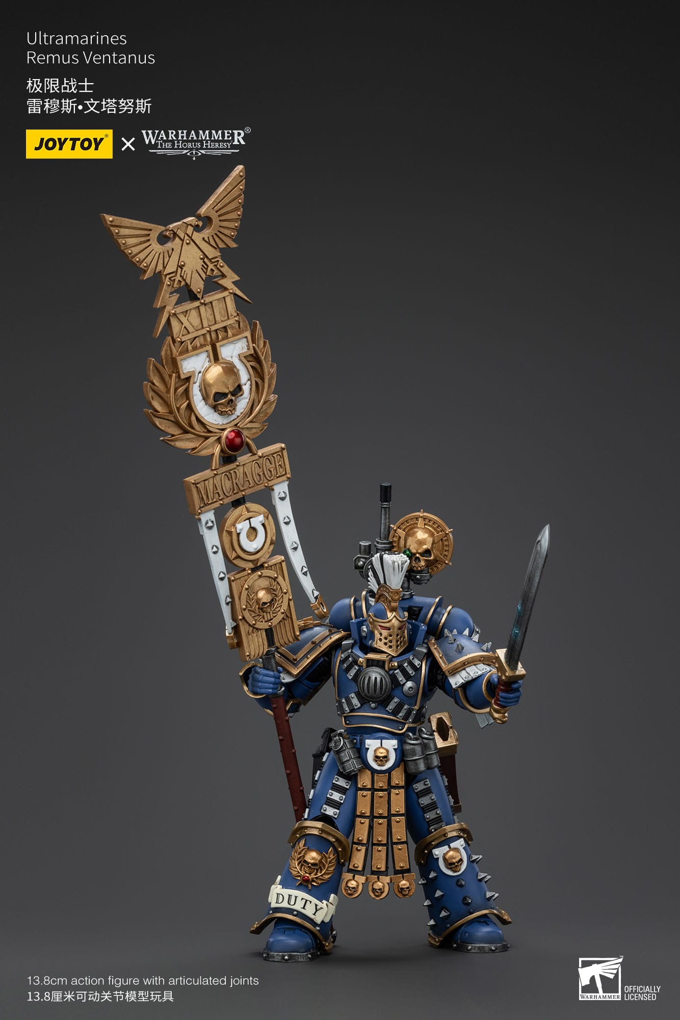 Warhammer The Horus Heresy: Ultramarines Remus Ventanus: Action Figure: Joy Toy Joy Toy