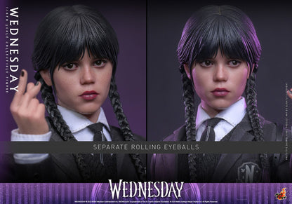 Wednesday: Wednesday Addams: 1/6th Action Figure - Hot Toys Action Figure