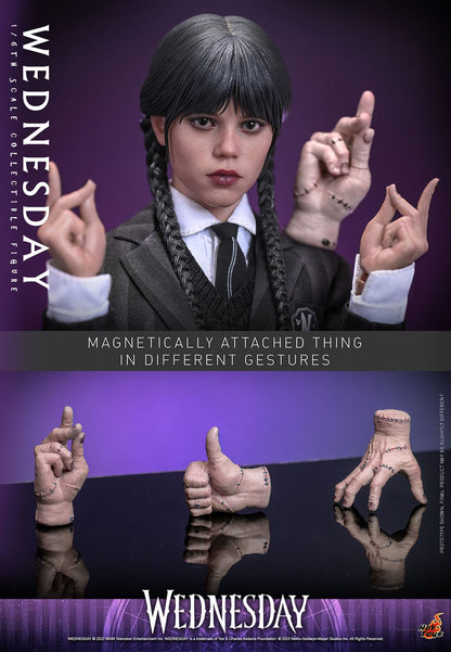 Wednesday: Wednesday Addams: 1/6th Action Figure - Hot Toys Action Figure