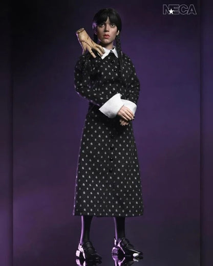 Wednesday: Wednesday Addams (Classic Dress): 8" Clothed Action Figure - Neca Action Figure