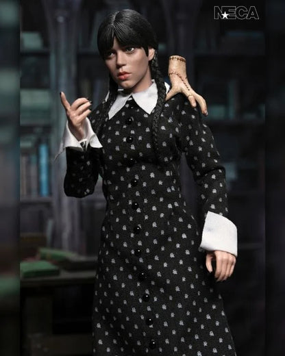 Wednesday: Wednesday Addams (Classic Dress): 8" Clothed Action Figure - Neca Action Figure
