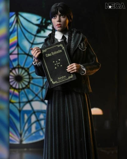 Wednesday: Wednesday Addams & Enid (Nevermore Uniform): 8" Clothed Action Figure 2-Pack - Neca Action Figure