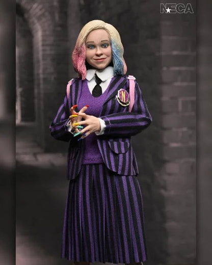 Wednesday: Wednesday Addams & Enid (Nevermore Uniform): 8" Clothed Action Figure 2-Pack - Neca Action Figure