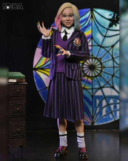 Wednesday: Wednesday Addams & Enid (Nevermore Uniform): 8" Clothed Action Figure 2-Pack - Neca Action Figure