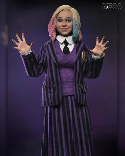 Wednesday: Wednesday Addams & Enid (Nevermore Uniform): 8" Clothed Action Figure 2-Pack - Neca Action Figure