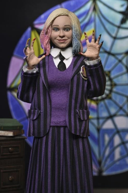 Wednesday: Wednesday Addams & Enid (Nevermore Uniform): 8" Clothed Action Figure 2-Pack - Neca Action Figure