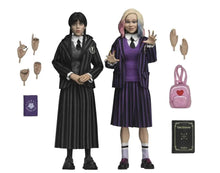 Wednesday: Wednesday Addams & Enid (Nevermore Uniform): 8" Clothed Action Figure 2-Pack Neca