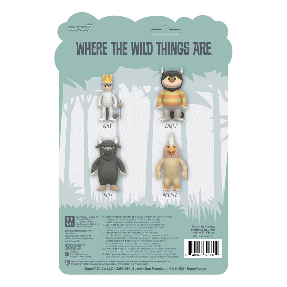 Where The Wild Things Are ReAction Action Figure Wave 01 Carol (Monster) - Super7 Action Figures