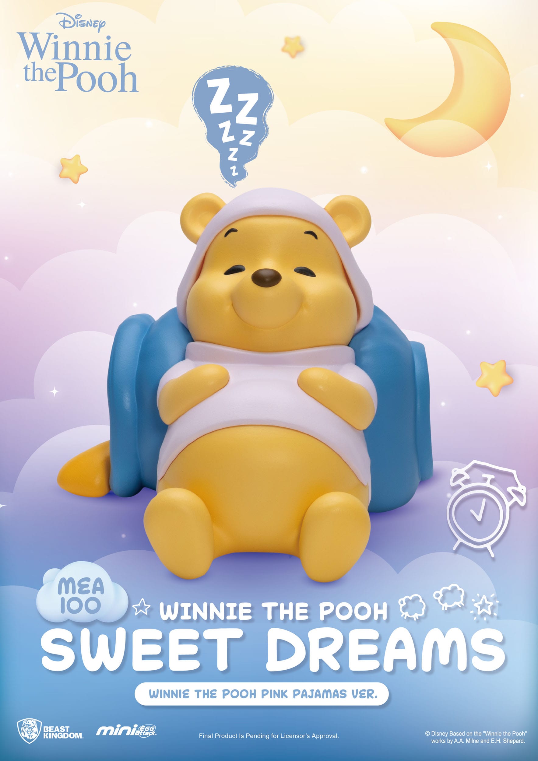 Winnie the Pooh: Mini Egg Attack: Sweet Dreams: Boxed Set of 6 Figures - Beast Kingdom Blind Box