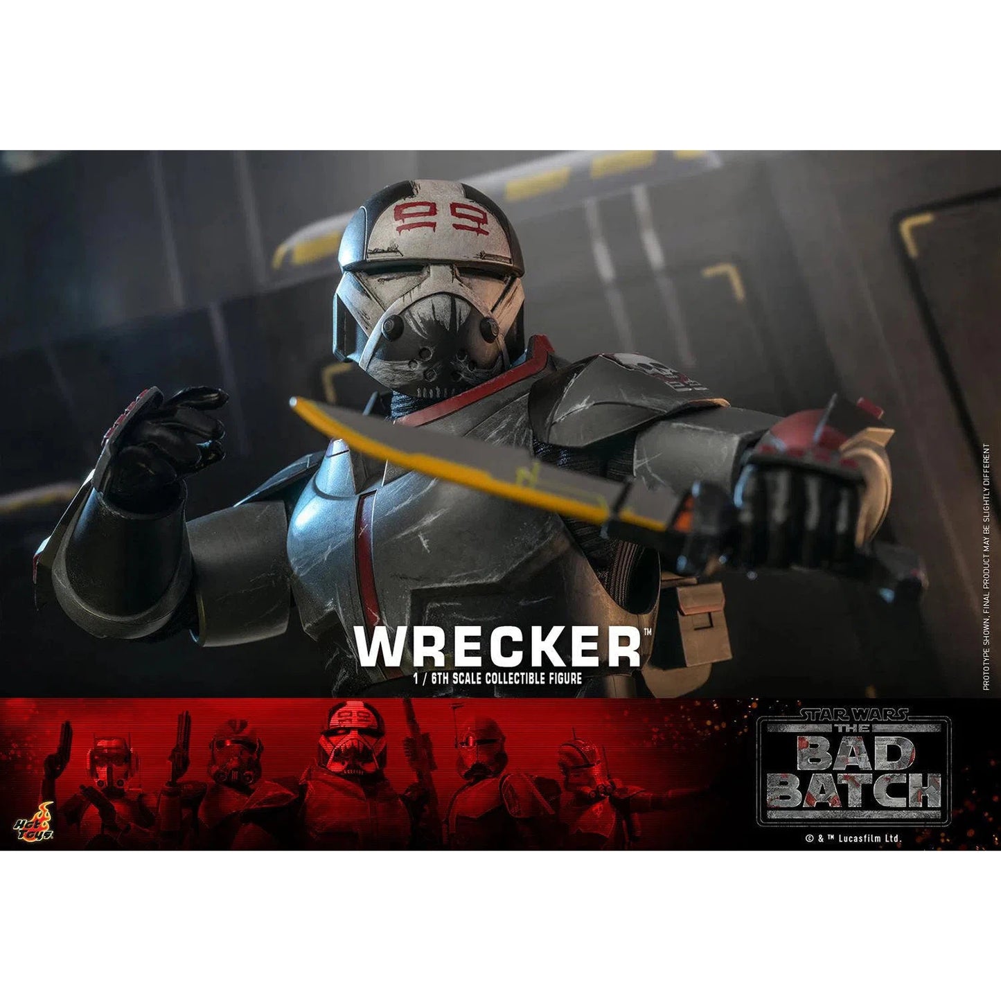 Wrecker: Star Wars: The Bad Batch Hot Toys