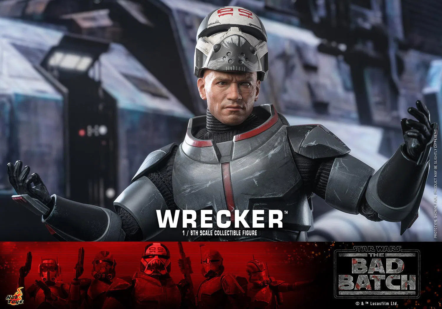 Wrecker: Star Wars: The Bad Batch Hot Toys