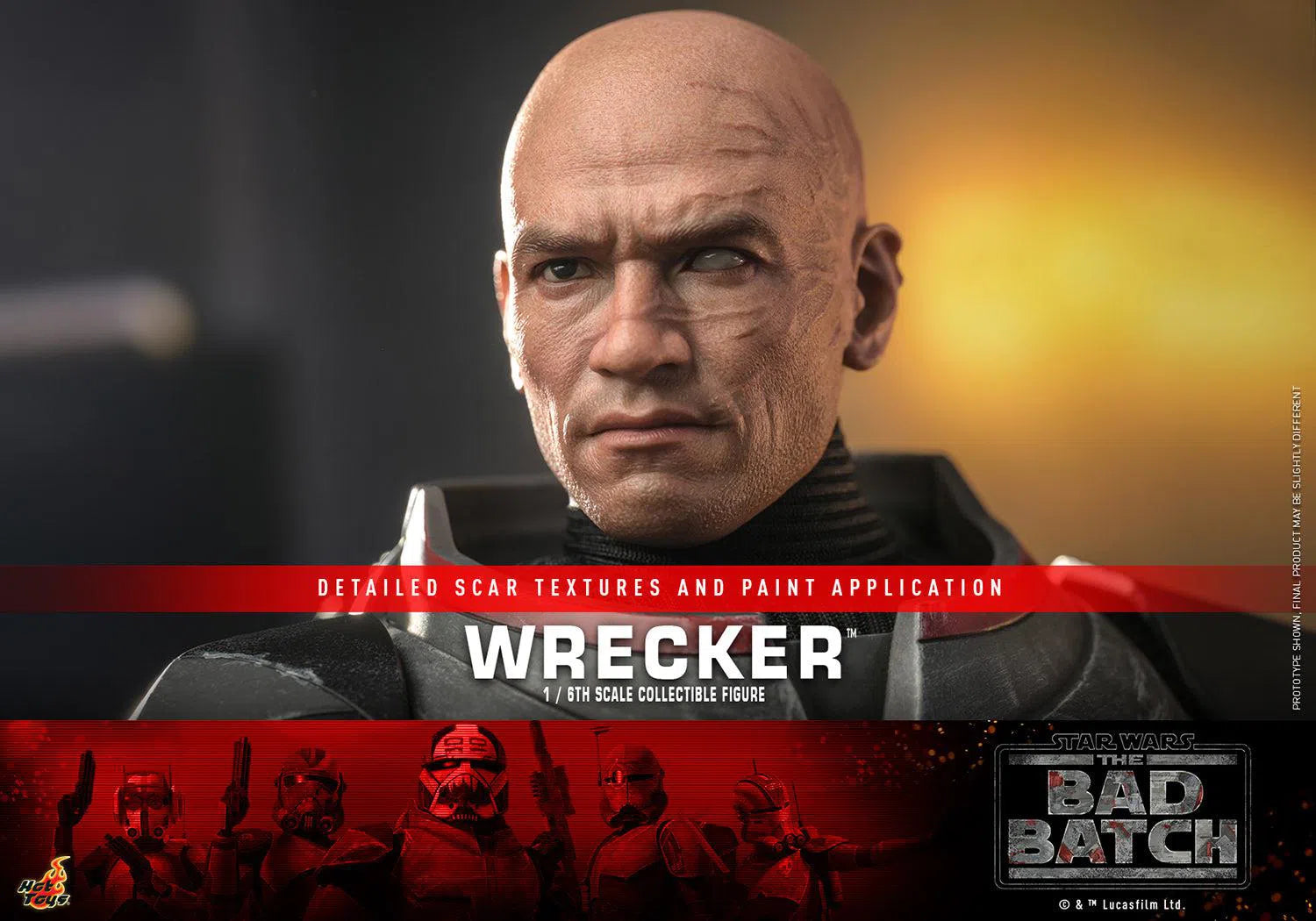 Wrecker: Star Wars: The Bad Batch Hot Toys