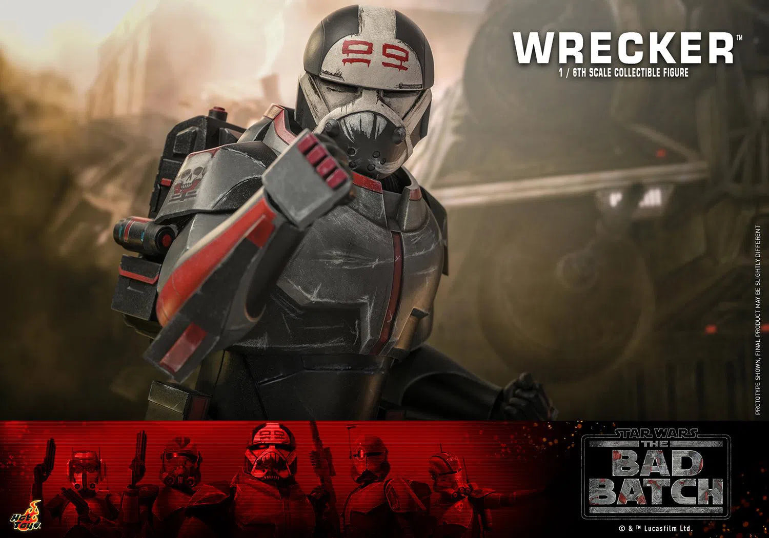 Wrecker: Star Wars: The Bad Batch Hot Toys