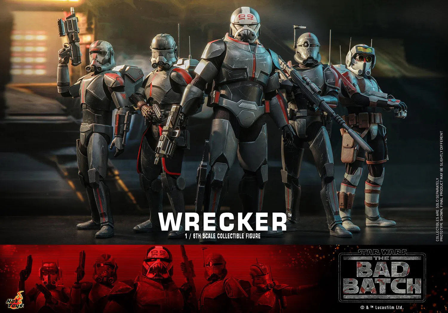 Wrecker: Star Wars: The Bad Batch Hot Toys