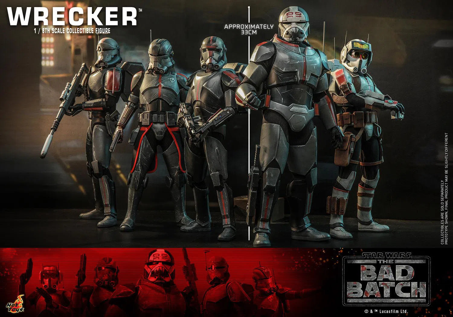 Wrecker: Star Wars: The Bad Batch Hot Toys