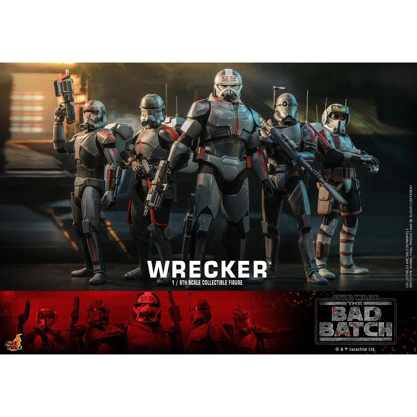 Wrecker: Star Wars: The Bad Batch Hot Toys