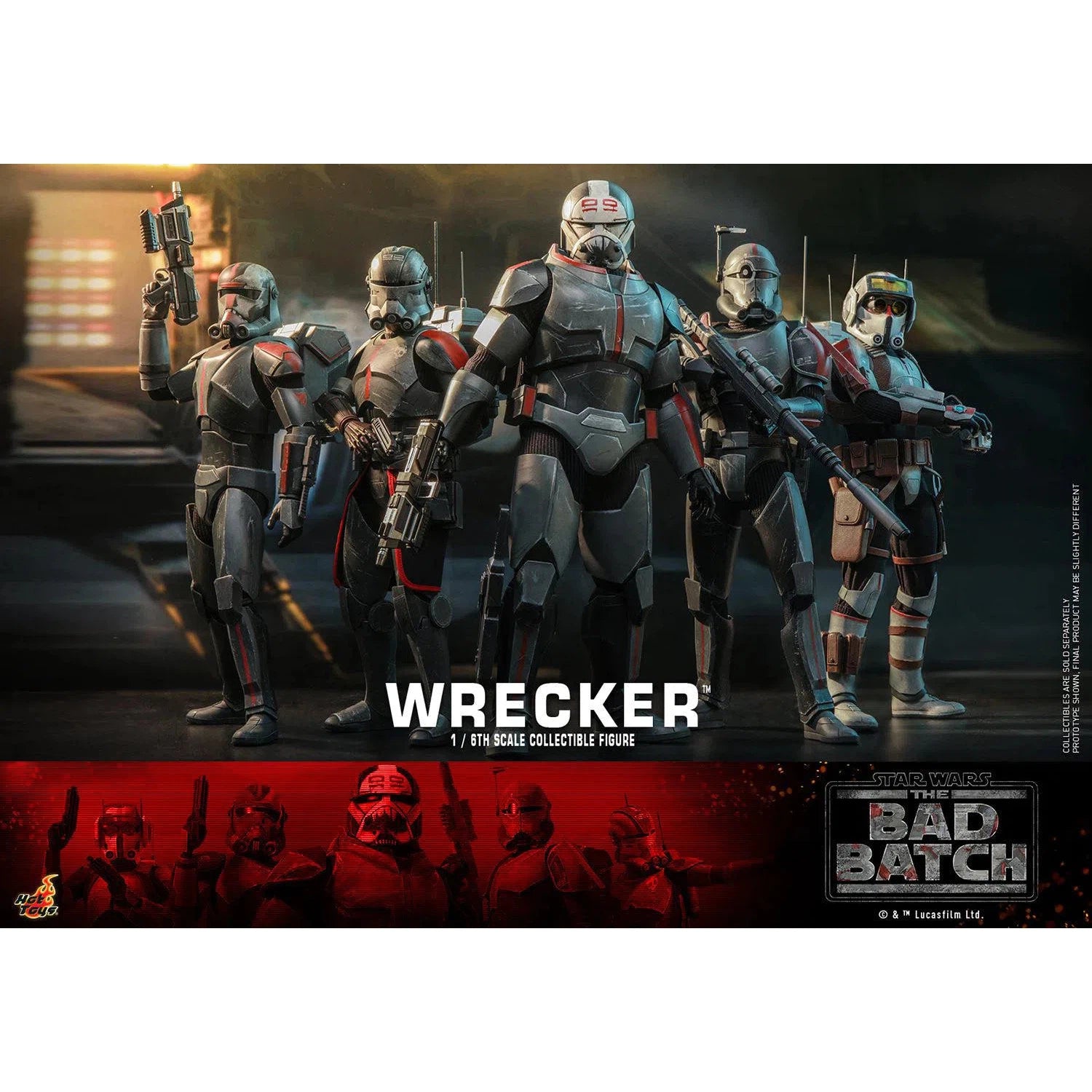 Wrecker: Star Wars: The Bad Batch Hot Toys
