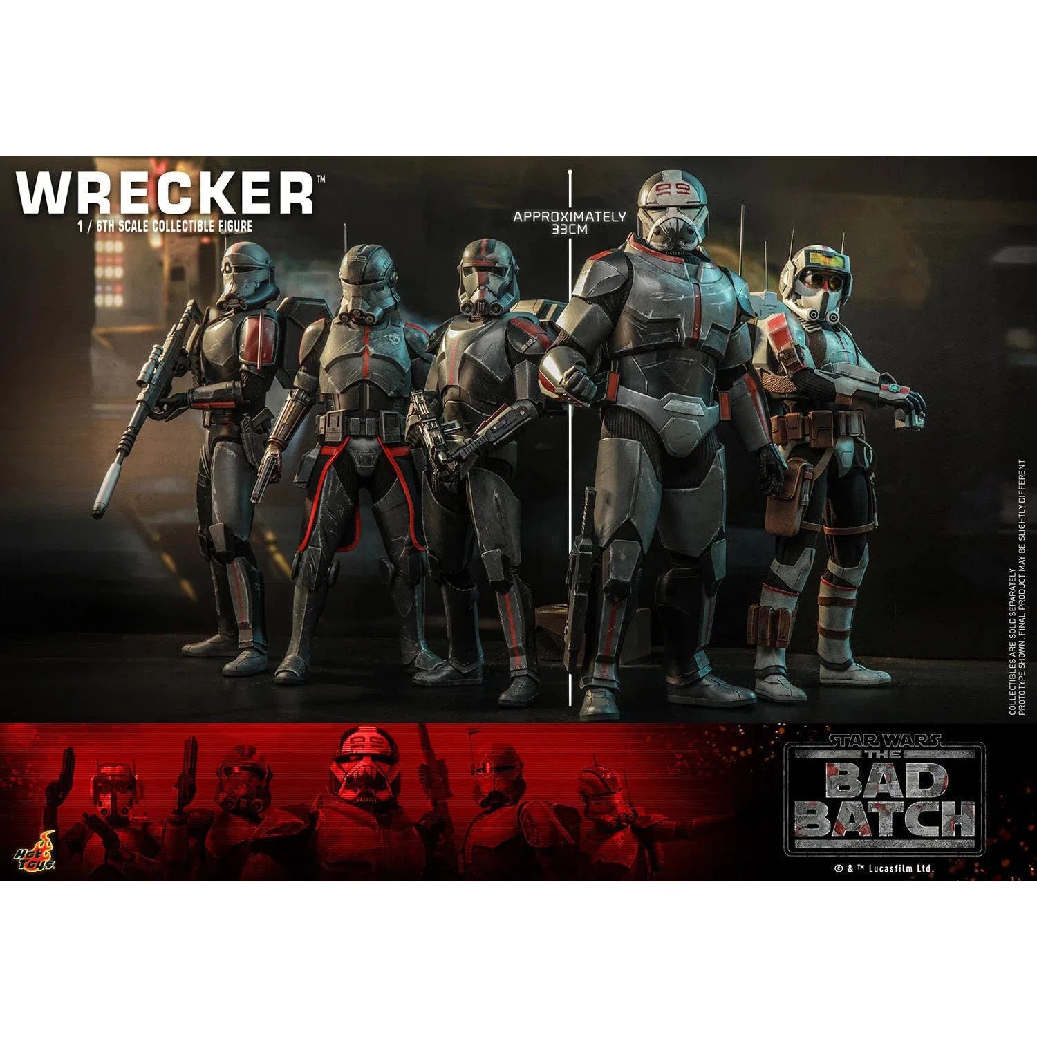 Wrecker: Star Wars: The Bad Batch Hot Toys