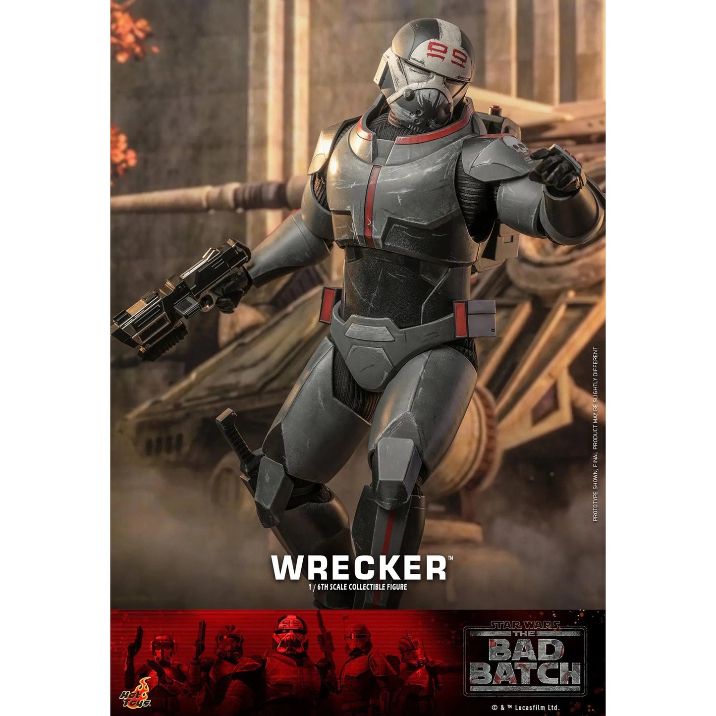 Wrecker: Star Wars: The Bad Batch Hot Toys