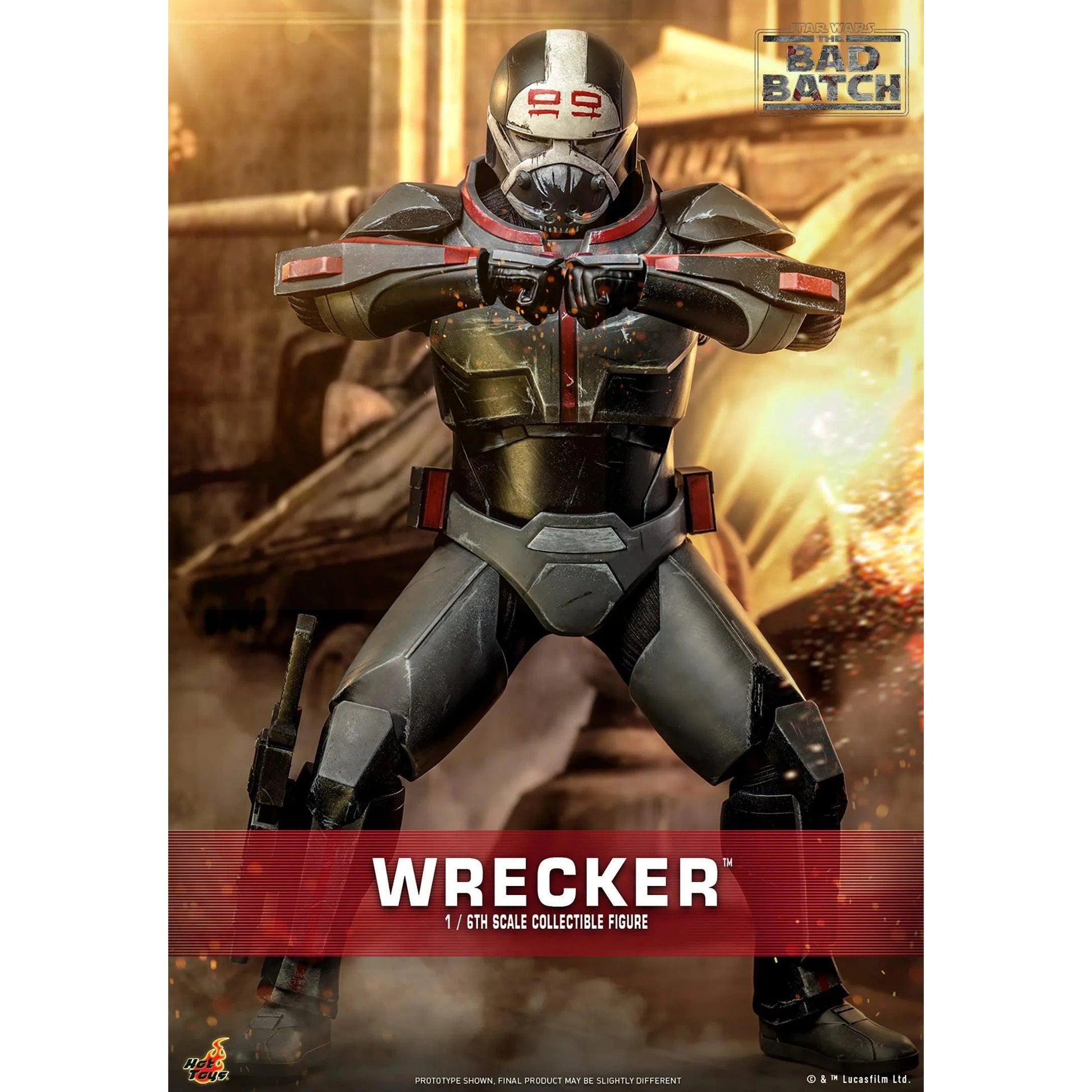 Wrecker: Star Wars: The Bad Batch Hot Toys