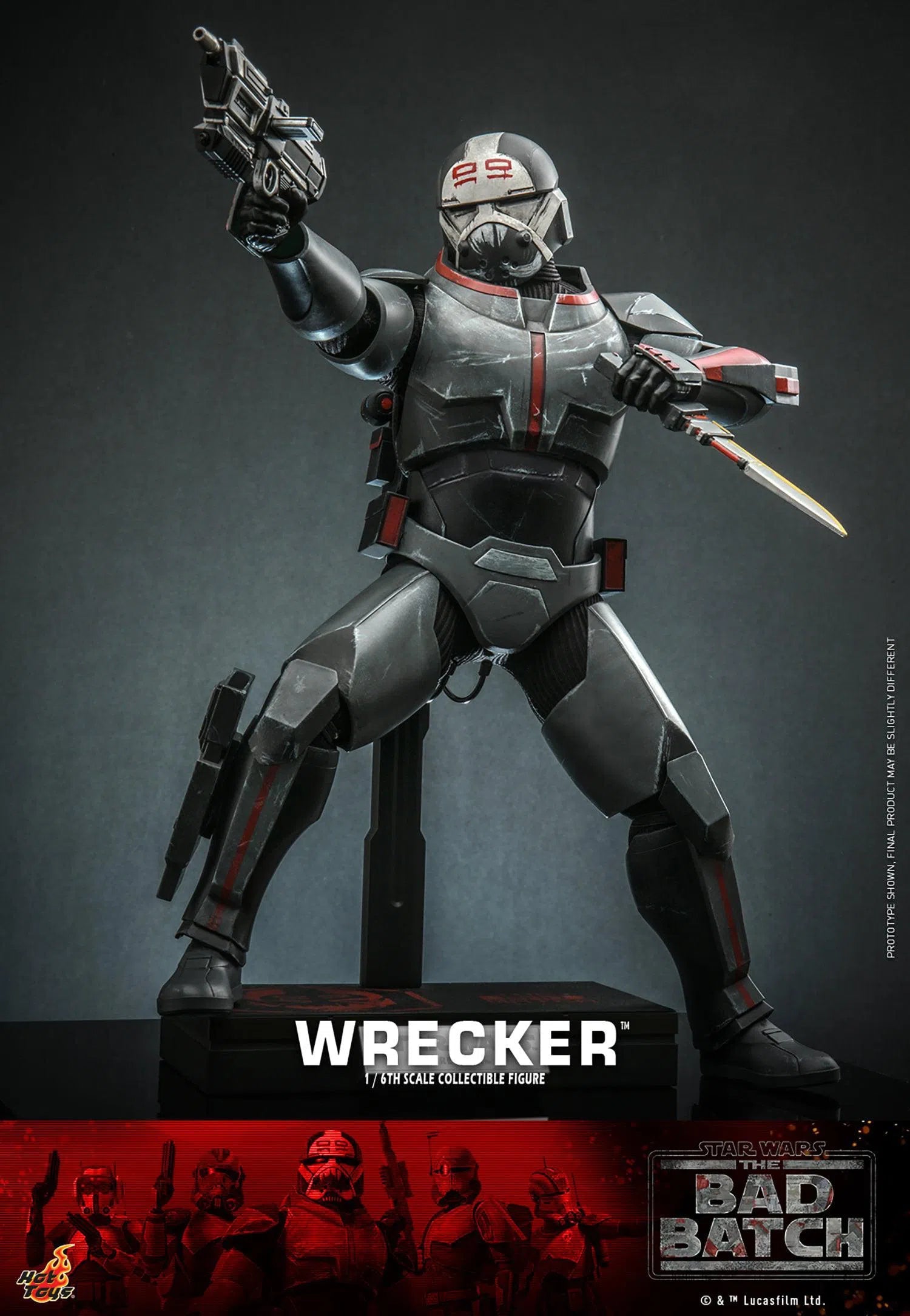 Wrecker: Star Wars: The Bad Batch Hot Toys